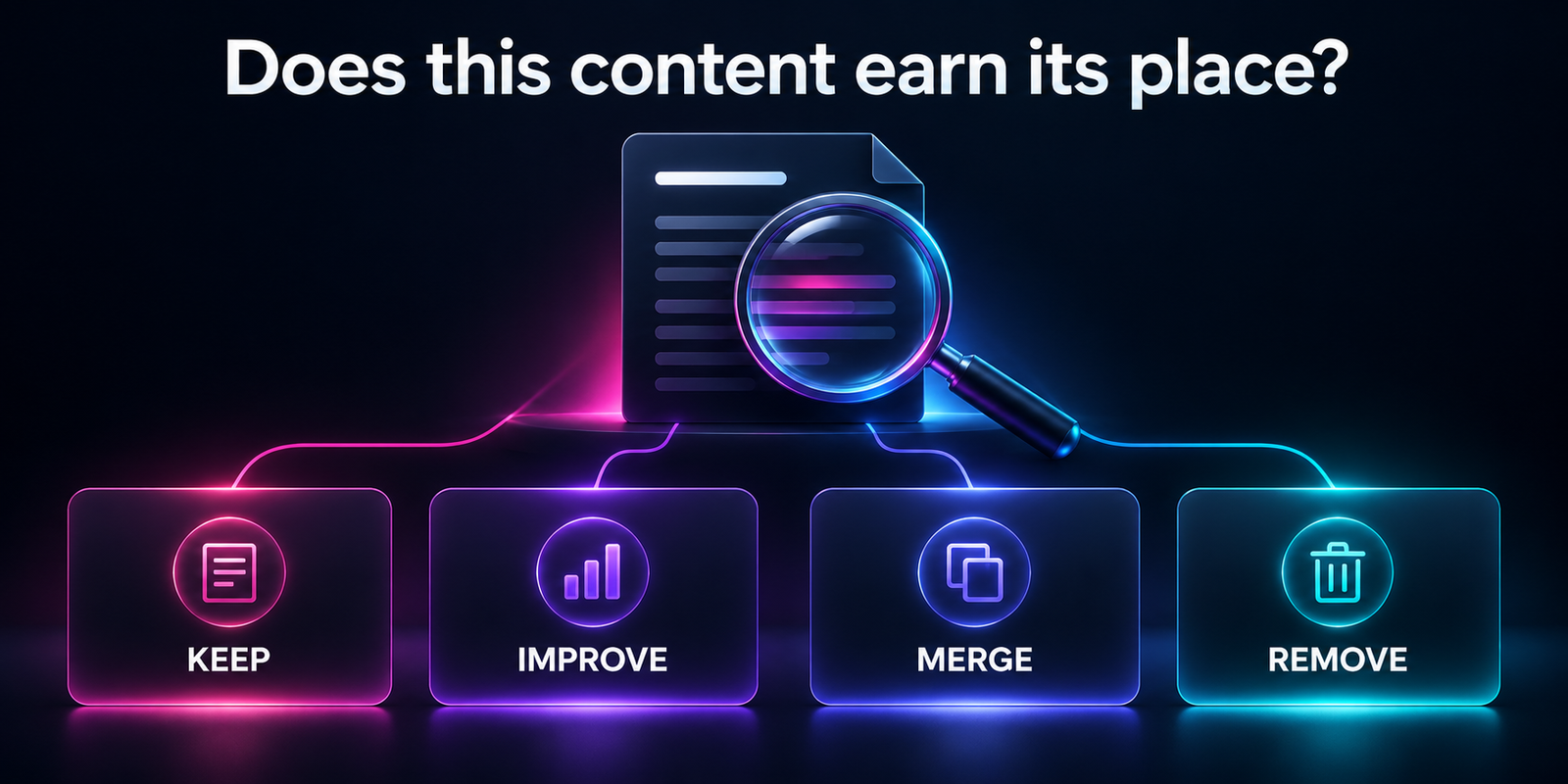 How to Audit AI-Generated Blog Content: Keep, Improve, Merge, or Remove?